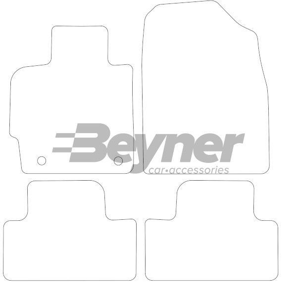 Beyner Pasklare stoffen matten MSN-1364037