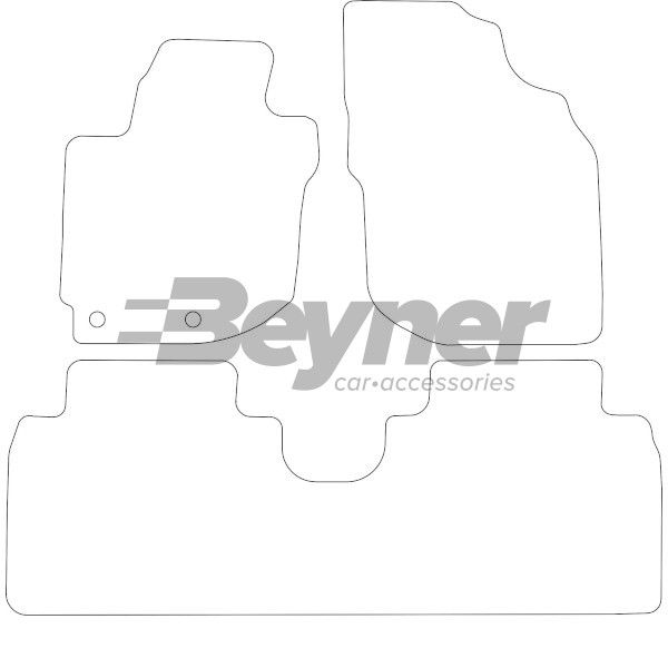 Beyner Pasklare stoffen matten MSN-1364043