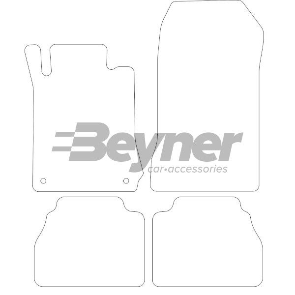 Beyner Pasklare stoffen matten MSN-1364131