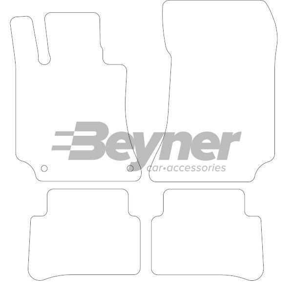 Beyner Pasklare stoffen matten MSN-1364136