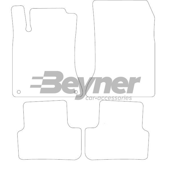 Beyner Pasklare stoffen matten MSN-1364160