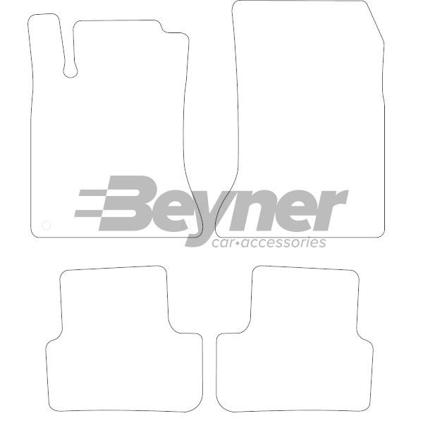 Beyner Pasklare stoffen matten MSN-1364180