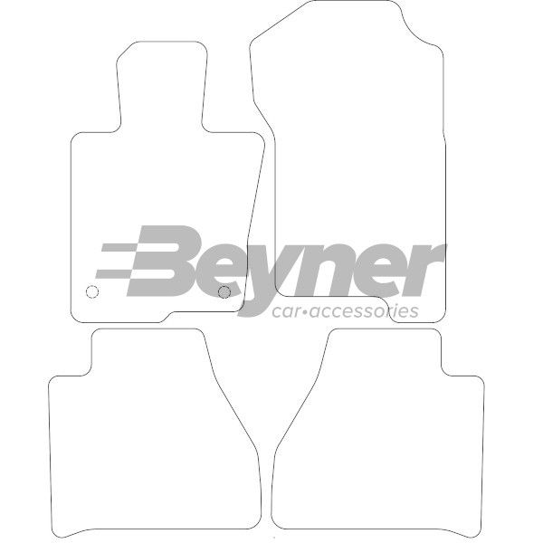 Beyner Pasklare stoffen matten MSN-1364182