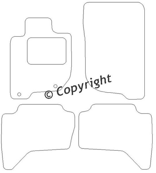 Beyner Pasklare stoffen matten MSN-1364343