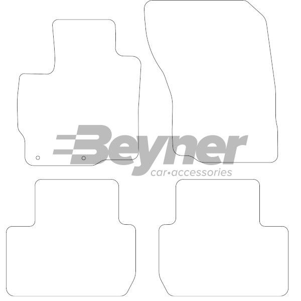 Beyner Pasklare stoffen matten MSN-1364352