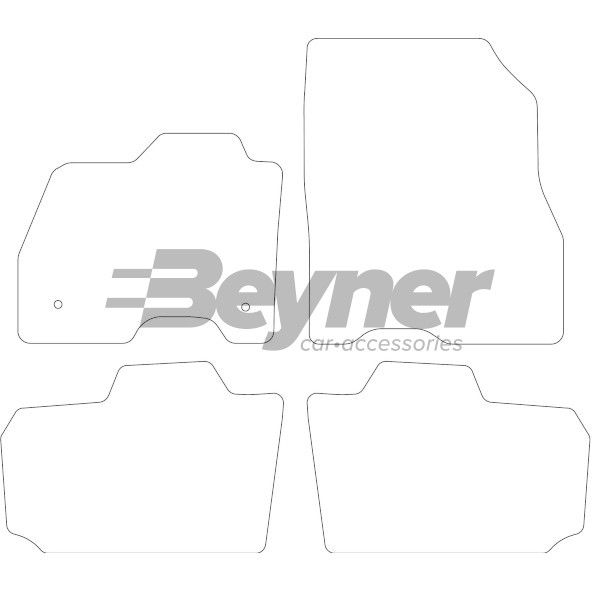 Beyner Pasklare stoffen matten MSN-1364526