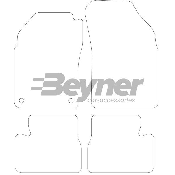 Beyner Pasklare stoffen matten MSN-1364529