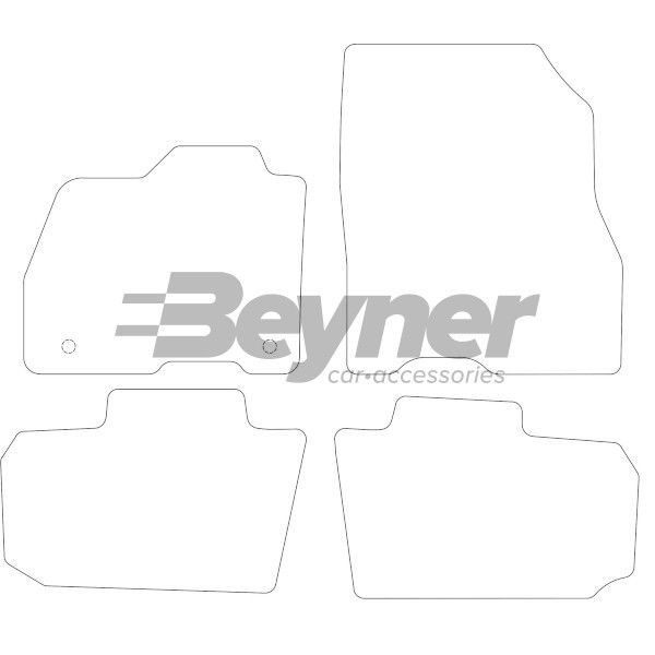 Beyner Pasklare stoffen matten MSN-1364534