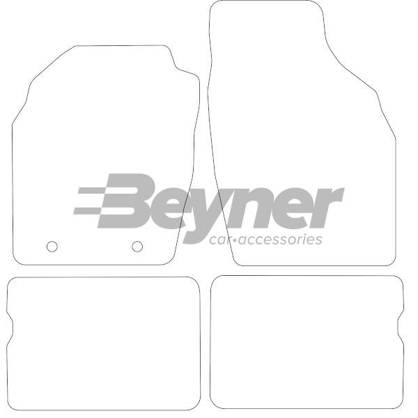 Beyner Pasklare stoffen matten MSN-1364711