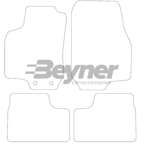 Beyner Pasklare stoffen matten MSN-1364723