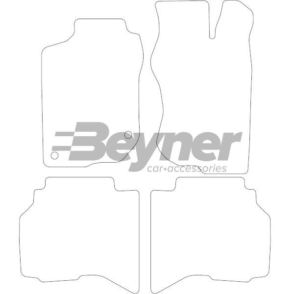 Beyner Pasklare stoffen matten MSN-1364737