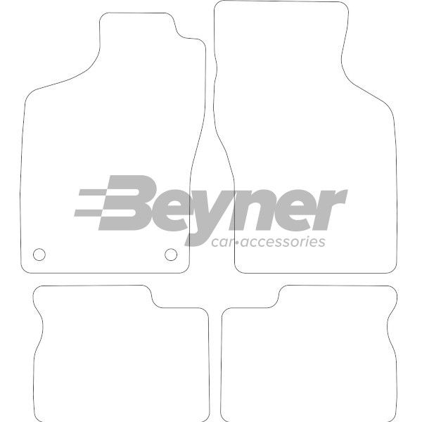 Beyner Pasklare stoffen matten MSN-1364751