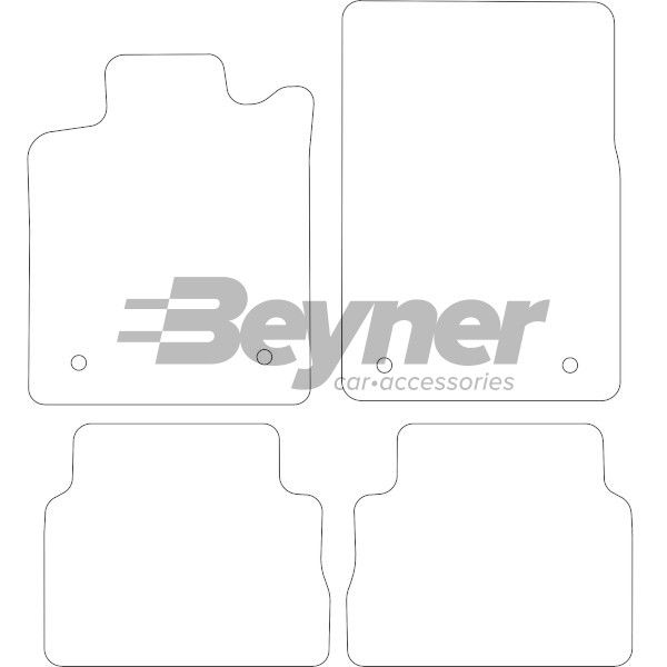 Beyner Pasklare stoffen matten MSN-1364757