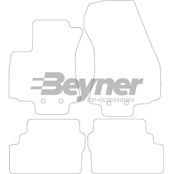 Beyner Pasklare stoffen matten MSN-1364761