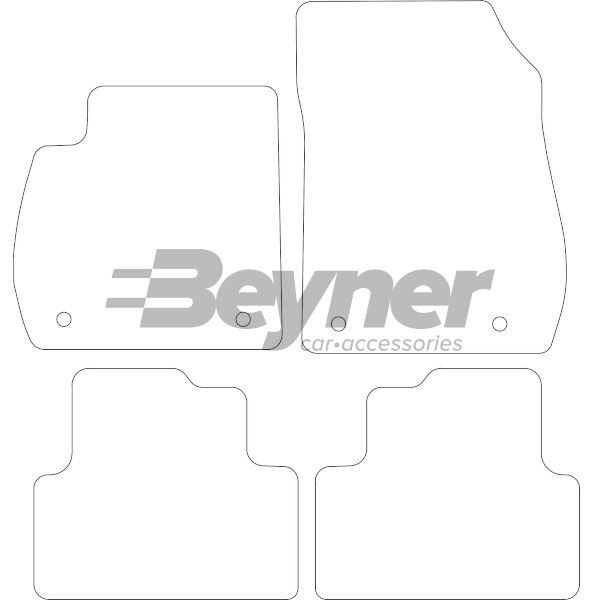 Beyner Pasklare stoffen matten MSN-1364771