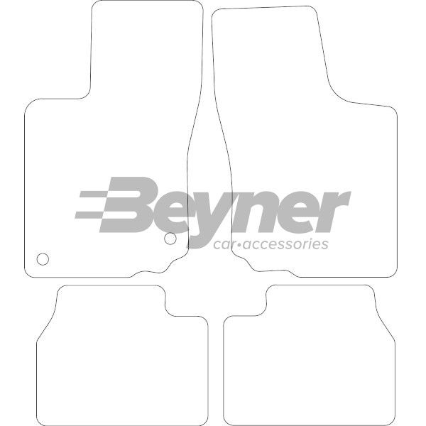 Beyner Pasklare stoffen matten MSN-1364772