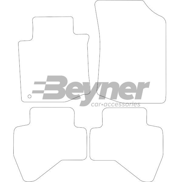 Beyner Pasklare stoffen matten MSN-1364915