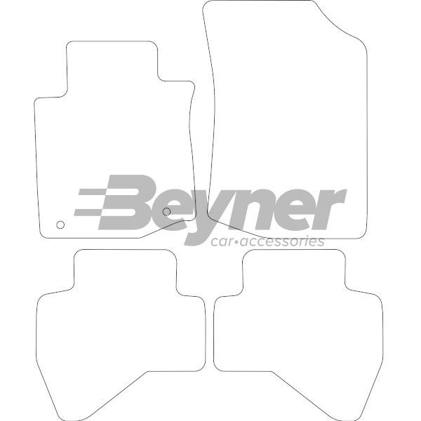 Beyner Pasklare stoffen matten MSN-1364916