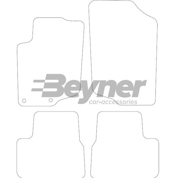 Beyner Pasklare stoffen matten MSN-1364925