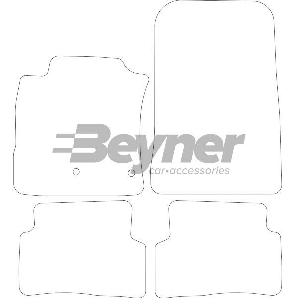 Beyner Pasklare stoffen matten MSN-1365161