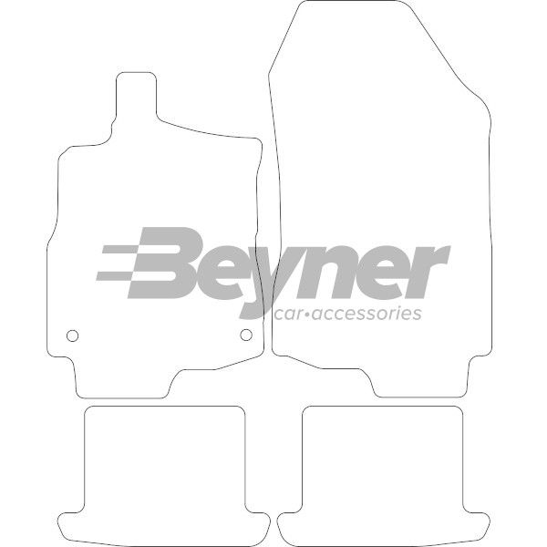 Beyner Pasklare stoffen matten MSN-1365165