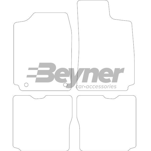 Beyner Pasklare stoffen matten MSN-1365167