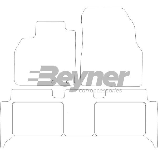 Beyner Pasklare stoffen matten MSN-1365179