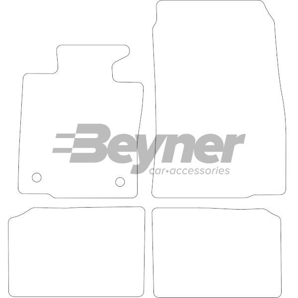 Beyner Pasklare stoffen matten MSN-1365341