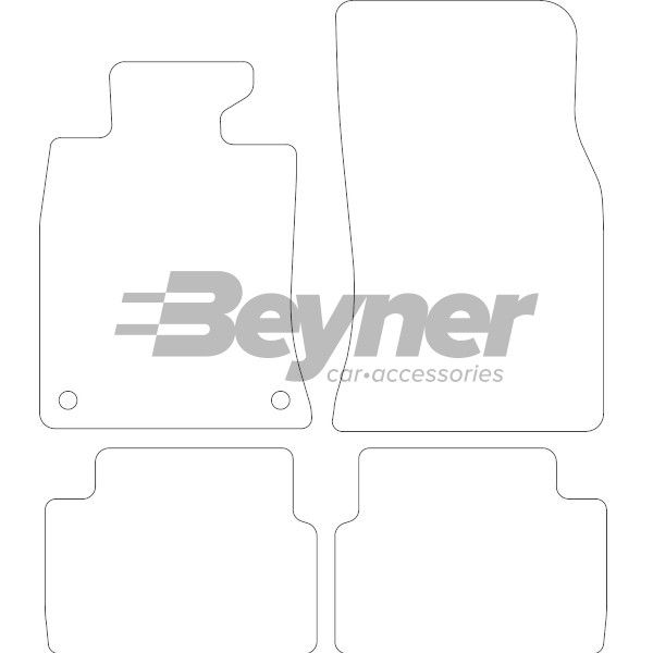 Beyner Pasklare stoffen matten MSN-1365344