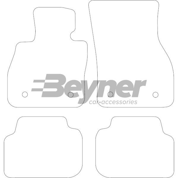 Beyner Pasklare stoffen matten MSN-1365345