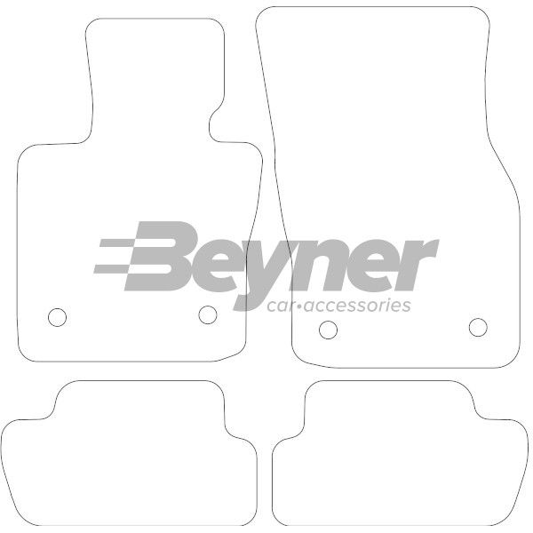 Beyner Pasklare stoffen matten MSN-1365346