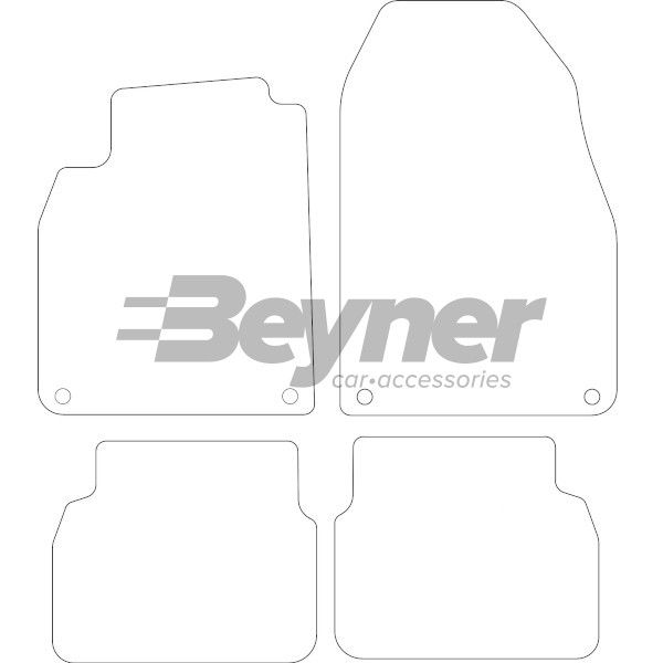 Beyner Pasklare stoffen matten MSN-1365429