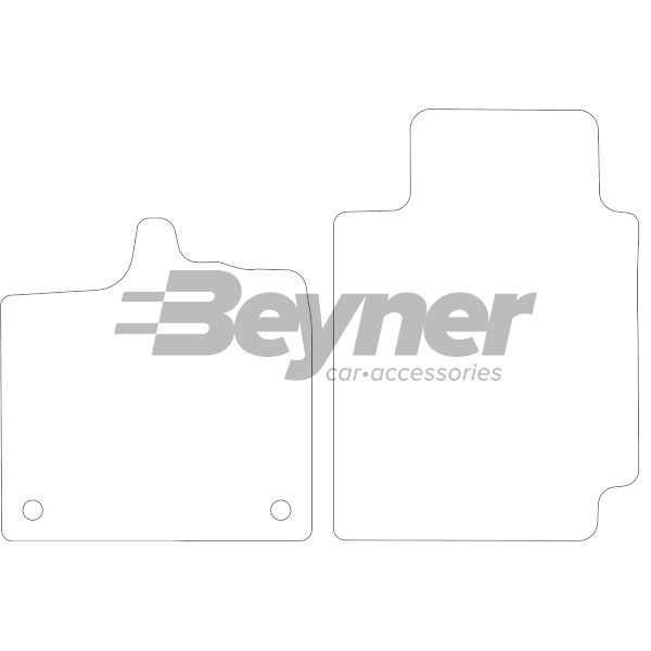 Beyner Pasklare stoffen matten MSN-1365671