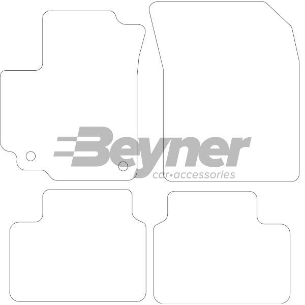 Beyner Pasklare stoffen matten MSN-1365833