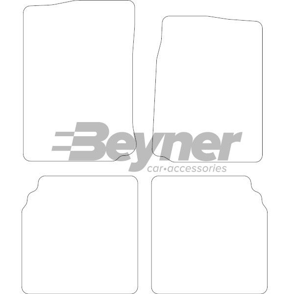 Beyner Pasklare stoffen matten MSN-1365835