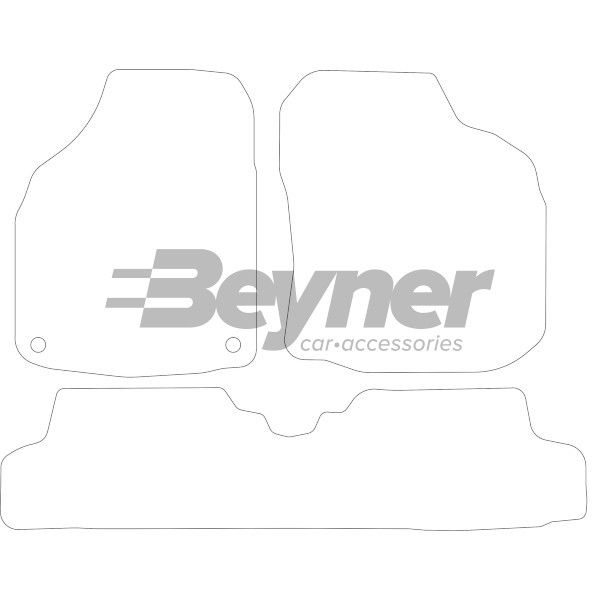 Beyner Pasklare stoffen matten MSN-1365848