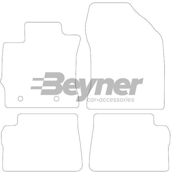 Beyner Pasklare stoffen matten MSN-1365912