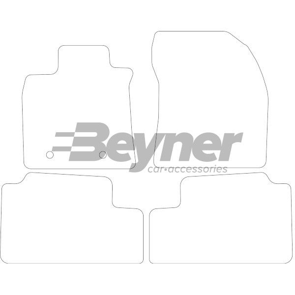 Beyner Pasklare stoffen matten MSN-1365920