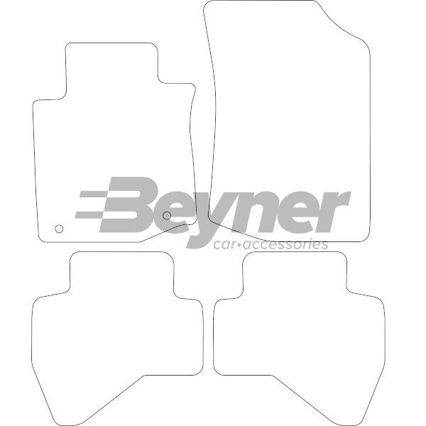 Beyner Pasklare stoffen matten MSN-1365924