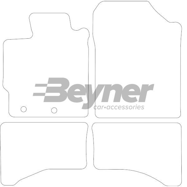 Beyner Pasklare stoffen matten MSN-1365976