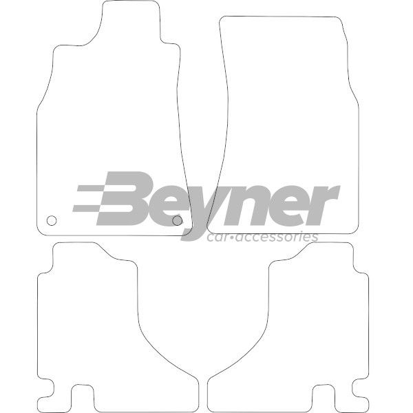 Beyner Pasklare stoffen matten MSN-1365985