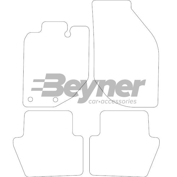 Beyner Vloermattenset MSN-1366015