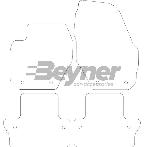 Beyner Pasklare stoffen matten MSN-1366036