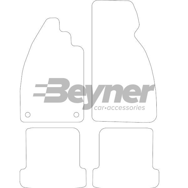 Beyner Pasklare stoffen matten MSN-1366155