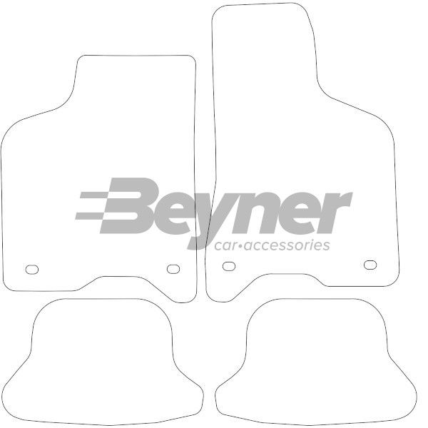 Beyner Pasklare stoffen matten MSN-1366159