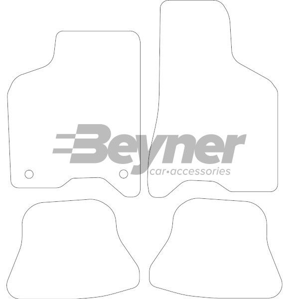 Beyner Pasklare stoffen matten MSN-1366161