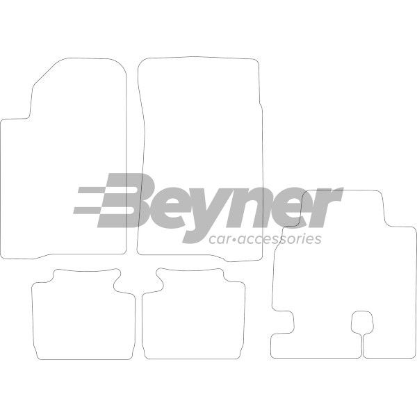 Beyner Pasklare stoffen matten MSN-1367313