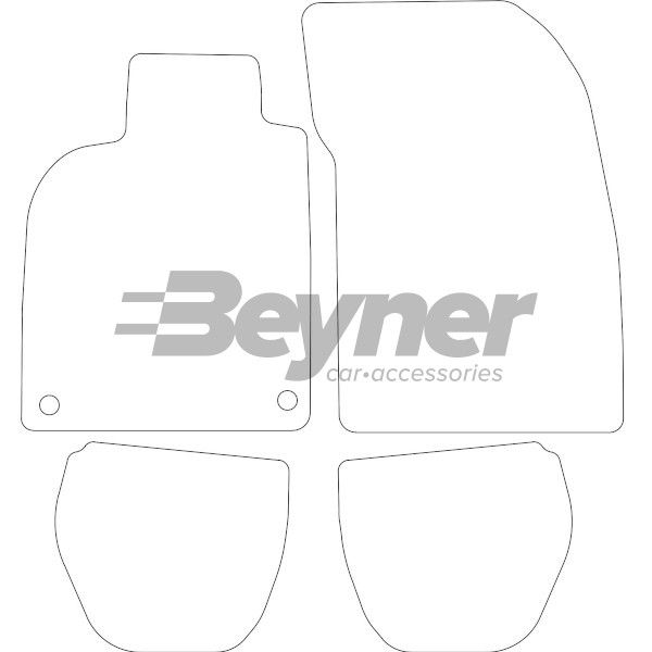 Beyner Pasklare stoffen matten MSN-1368615