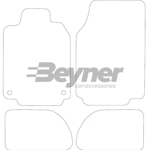 Beyner Pasklare stoffen matten MSN-1368623