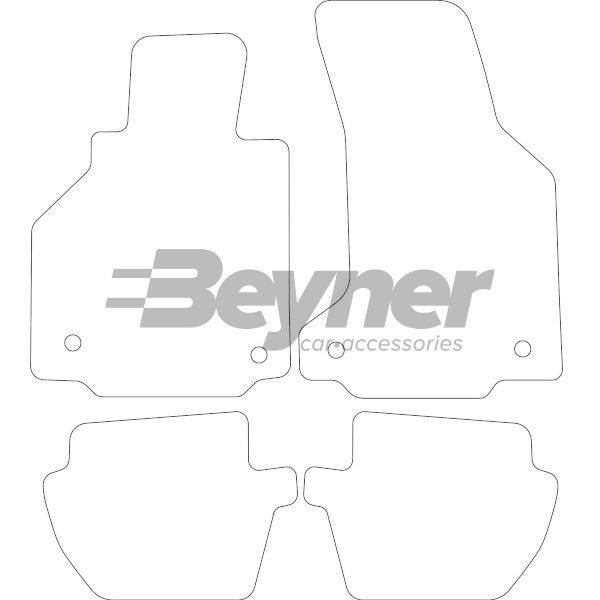 Beyner Pasklare stoffen matten MSN-1368636